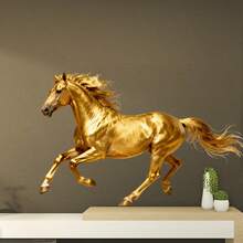 1pc Galloping Horse Decorative Sticker, Essential For Year Of The Horse Decor, Suitable For Living Room, Bedroom, Study