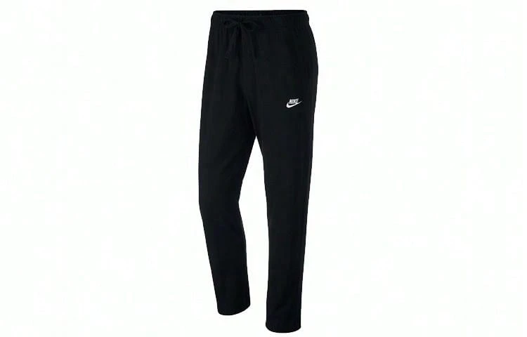 Nike Sportswear NSWCLUB PANTOHFT Casual Breathable Long Knit Sweatpants - Black - View 1