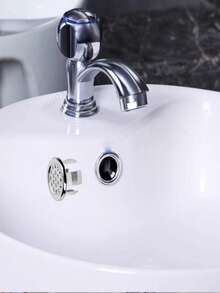 Round ABS Overflow Ring Plug, Sink Basin Overflow Hole Cover - Multicolor - View 11