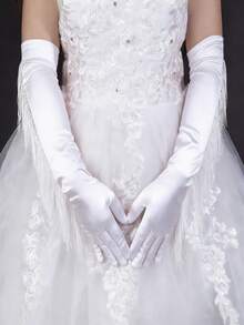 1 双流苏长手套，适合正式场合、派对、舞台表演和礼仪活动。 - 彩色 - 查看 9