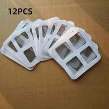 1pc/3pcs/6pcs/12pcs Drain Cover Filter, Prevents Hair Clogging, Silicone Anti-Fly Mesh, Bathroom Anti-Cockroach & Odor Tool, Sticker, Wall Decal, Vinyl Decal, Home Decor, Spring Decoration, Disposable, Size 10X10Cm - Silver - View 13