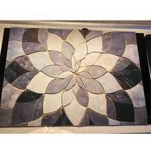 1 Elegant Marble Patterned Stove Mat, Drain Mat - Suitable For Stoves And Countertops, High-End Kitchen Accessories, Black And White Design, Fashionable Home Decoration, Heat-Resistant Material, Durable Kitchen Essential - Multicolor - View 7