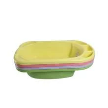 Duża plastikowa wanna dla zwierząt 90 cm (losowy kolor), przenośna wanna dla psa z mydelniczką, umywalka do pielęgnacji kotów z solidnym dnem, wytrzymały prysznic dla zwierząt - Losowy kolor - Zobacz 3