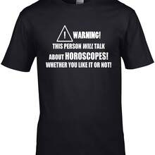 Horoscopes Mens T-Shirt Shopper Zodiac Star Signs Fortune Teller Funny Cool Gift - 款式10 - 查看 1
