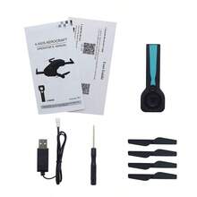 Neon Dragonfly Motion Controlled Quadcopter, Compact and Pocket Portable Drone, 720p Video Capture, 360o Flip and Gesture G Sensor Controls Blue - Azul - Ver 9