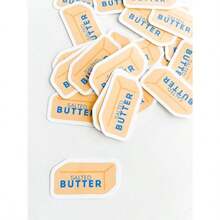 Salted Butter Party Confetti Butter Yellow Table Decorations For Birthday Parties Brunches Baby Showers - như hình - Xem 3