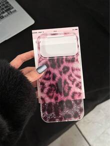 奢华渐变闪光豹纹保护壳,配有串珠手链配件,兼容 16 Pro Max、16、16 Pro、15 Pro Max、14、13、12/11、14 Pro Max/11/14/13、15 Plus,简约柔软硅胶材质 - 彩色 - 查看 6