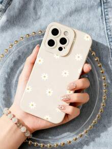 Flower Daisy Pattern Phone Case, Compatible With IPhone And Galaxy, Waterproof, Shockproof, Anti-Fall, Anti-Scratch, Compatible With Iphone 7P, XR, 11, 12, 13, 14, 15, 16 Pro Max, 17 ProMax, 17 PRO Air, 17, S22, S23, S24, S25 Ultra, A13, A14, A15, A16, A53, A54, A55 And More - Multicolor - View 3