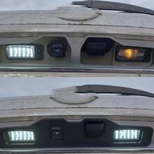 2pcs LED License Plate Lights/License Plate Lights/CANBUS Interface License Plate Lights For Nissan Murano 2003-14/Altima 2006-13/Maxima 2008-15/Rogue 2013-19/X-Trail (T32) 2014-19/NV1500 2500 3500 2012-19 And Infiniti Q45 2002-06/EX25 2008-18/EX35 2008-18/EX37 2008-18/FX35 2009-18/FX37 2009-18/FX50 2009-18/QX50 2008-18/QX70 2009-18 - A - View 3
