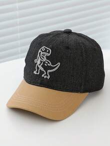 1pc Kids Cartoon Dinosaur Visor Cap, Lightweight Summer Baseball Hat For Outdoor Activities, Suitable For 2-6 Years Old - Tyrannosaurus Rex Baseball Cap - View 12
