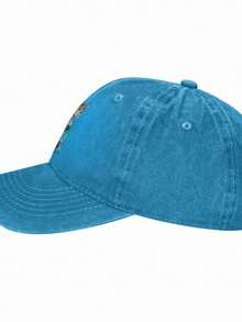 Legend Of Zelda Link Baseball Cap Adjustable Vintage Washed Distressed Denim Baseball Hat For Women Men - 藍色 - 查看 3