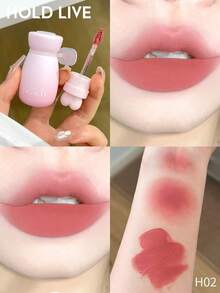 Son bóng lì HOLD LIVE Wish Magic Matte Lip Gloss H02 Sweet Peach - H02 - Xem 1