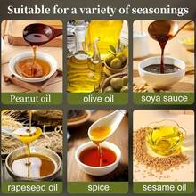 kumioon 2 件套塑料/玻璃油喷壶套装，厨房油瓶，二合一橄榄油喷雾器和油瓶，适用于烹饪、厨房、烧烤、沙拉、烘焙的喷油瓶，容量 470 毫升/15.8 盎司 - 彩色 - 查看 10