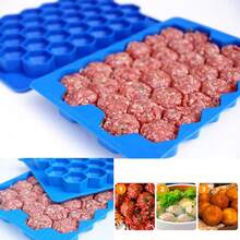 37 Grid Silicone Meatball Maker Rice Ball Maker Shaker Meatball Mold Fish Balls Beef Balls Mold Ice Cream Molds Meat Tools Kitchen Accessories - Multicolor - View 2