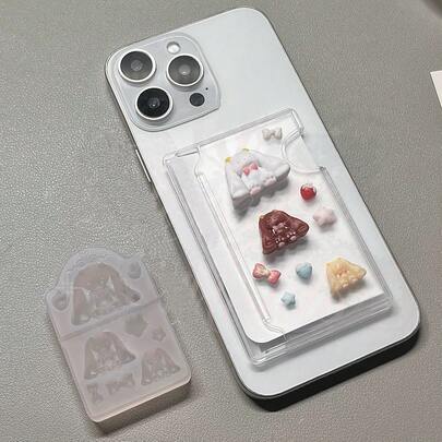 Resin Casting Mold Accessories - Teddy Bear & Droopy Ear Rabbit Resin Mold, Silicone Mold For Resin Liquid, Resin Keychain Silicone Mold, Resin Mold