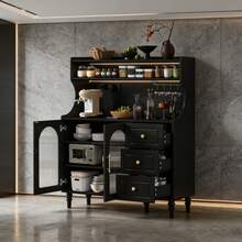 Buffets & Sideboards - Black + MDF-1 - View 1