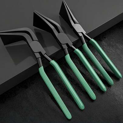 Forged Edge Bending Pliers Wide Flat Head Industrial Metal Sheet Edge Forming And Trimming Tool