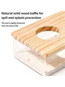 仓鼠沙浴淋浴箱桑拿房亚克力挖沙容器小型动物浴室厕所仓鼠刺猬松鼠 - 無色 - 查看 5