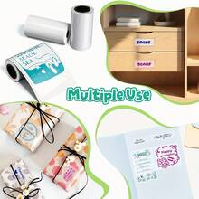 57mm Color On Transparent Glossy Thermal Sticker Photo Notes Suit For T02 M03 M04 Peripage A6 Paperang - Multicolor - View 6