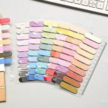 A Type Of 200 Semi-Circular Gradient Color Pet Sticky Notes Transparent Index Stickers For Notes With Sticky Notes - Multicolor - View 3