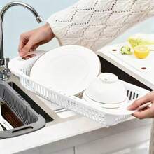 Multifunctional Expandable Sink Strainer | Versatile Mesh Colander For Fruits And Vegetables | Efficient Kitchen Prep Tool - Multicolor - View 6