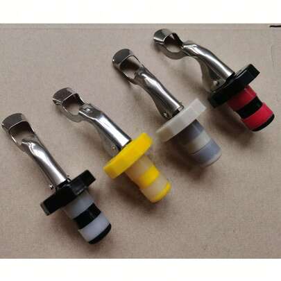 Silikonförseglad vinpropp, läckagesäker vinflaskpropp för rött vin, champagne, öl, manuell press vakuumvinpropp