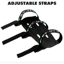 Archery Arm Guard - Adjustable Forearm Wrist Protector Bow Hunting Accessories - 3 Inchx 8 Inch One Size Fits Youth Adults, Right Left Handed - Durable Lightweight Archery - 9" + Đen - Xem 4