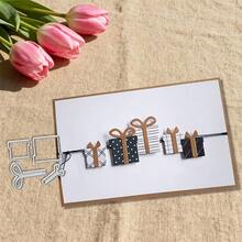 一套金属切割模具，适用于剪贴簿、手工艺品、DIY模板、手工卡片、礼品卡制作工具