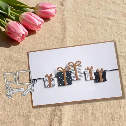 1 Set Metal Cutting Dies, Suitable For Scrapbooking, Handicrafts, DIY Templates, Handmade Cards, Gift Card Making Tools