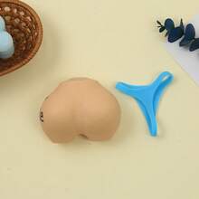 1/3pcs 2026 New Arrival Realistic Butt Squeeze Toy, Slow Rebound Prank Stress Reliever, Funny Novelty Gift, Birthday Gift, Prank Gift, Surprise Gift - Multicolor - View 6