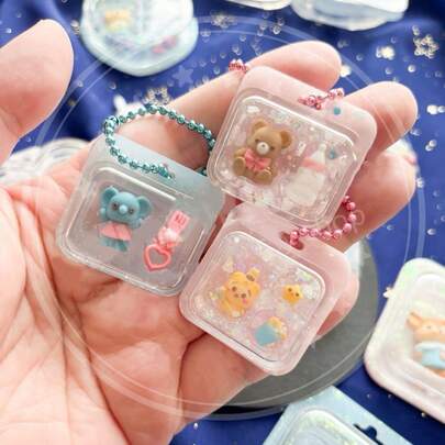 Mini Resin Casting Mold Box, Silicone Mold Accessories, Resin Liquid Mold, Resin Keychain Silicone Mold, Resin Mold