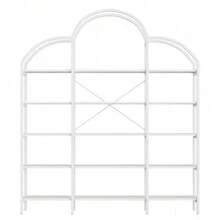 Bokhyllor - Vit + MDF + Metall + Modern - Visa 9