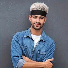 1pc Men's Hip Hop Style Knitted Beanie Hat, Black Trim Skull Cap, Warm Winter Party, Dance, Casual Accessory - Multicolor - View 3