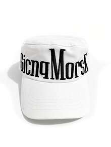 1pc Men's Letter & Lip Embroidery Hip Hop Hat, Streetwear Casual Cap - A - View 9