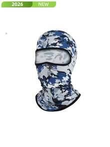 男女通用拉法帽滑雪面罩，轻便防紫外线面罩，适用于摩托车、单板滑雪和其他运动，透气全脸面罩，男女皆宜，是滑雪和户外活动的理想之选