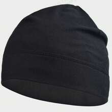 1pc Outdoor Fleece Warm Hat, Wind-Resistant Cycling Running Balaclava - Black - View 7