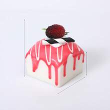 【蛋糕主题捏捏乐 | 立方体造型 | 慢回弹材质】柔软捏捏乐 | 按压回弹顺滑 - 缓解压力，释放怒气，超级满足的捏捏乐系列 - 超柔软慢回弹材质，回弹减压设计，便携式桌面摆件，节日礼物，生日礼物，完美礼物 - 彩色 - 查看 14