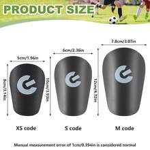 1双迷你足球训练护腿板，比赛训练护垫 - 可重复使用，穿着舒适，经久耐用 - 彩色 - 查看 5