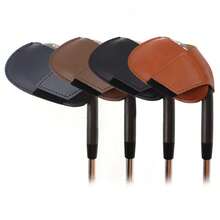 10pcs Golf Club Head Covers, Multi-Style Iron Club Leather Headcovers, High Quality Golf Club Head Protector Caps - Multicolor - View 3