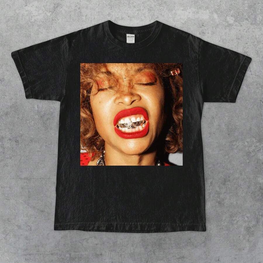 Erykah Badu-Shirt Unisex Retro 90's Graphic Top Tee Unisex Crewneck Shirt - Áo thun-7 - Xem 1