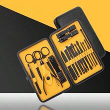 1 Set de Kit de Cuidado Profesional de Manicura y Pedicura, que incluye Herramientas de Cuidado Facial, de Uñas, de Pies y de Cuidado Facial - Multicolor - Ver 8