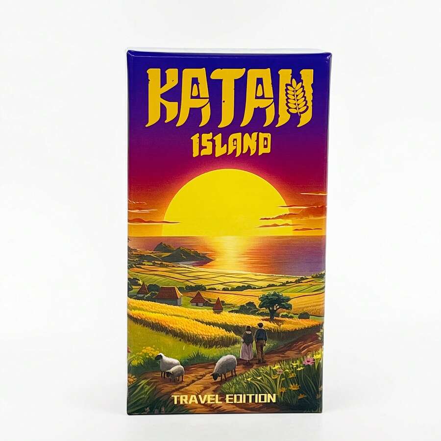 卡坦岛旅行版 L 桌游 | 英文和中文 | 2-4 人 20 分钟快速游戏 | 非常适合家庭聚会、团体派对和生日礼物。 - KATAN ISLAND - 查看 1