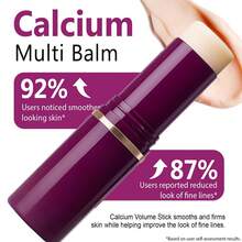Calcium Volume Multi Balm Korean Skincare Stick,Face & Eye Cream,Collagen Deep Moisturizing Anti-Wrinkle,Suitable For Pre Makeup KZST - A - Xem 7
