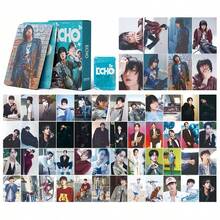 55 piezas Tarjetas fotográficas del ídolo K-Pop Jin, tarjetas temáticas de nuevo álbum creativas, colección de fans, regalo del Día de San Valentín - Multicolor - Ver 8