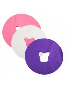 100pcs/Pack Disposable Headband, Hole Towel, Massage Table Knee Pad, Suitable For Beauty Salon, Large & Thick Non-Woven Massage Table Knee Pad, Anti-Stain And Anti-Dust, Applicable For Beauty Salon - Multicolor - View 9