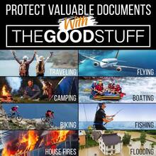 Good Stuff Bolsa impermeable y ignfuga 393 F, protege documentos importantes, bolsas ignfugas extra fuerza, bolsa de documentos impermeable e ignfugo, bolsas de , mantiene tus documentos seguros legales - Bolsa - Ver 5