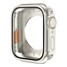SMART WATCH MX Correa Sport Para Apple Watch + Case Ultra Cristal Templado - Crema/Starlight - Ver 3