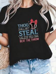 Women T-Shirts - Black - View 10