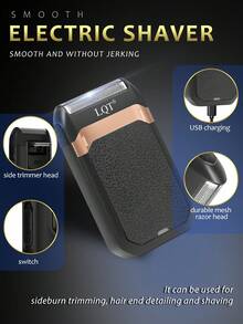 LQT 1/2/3pcs Professional Hair Clipper & Beard Trimmer Set, Men's Cordless Electric Hair Clipper, USB Rechargeable & Digital Display, Men's Grooming Tools, Portable Electric Shaver, Home Haircut Kit, Christmas Gift For Dad, Gift For Men - Multicolor - View 7