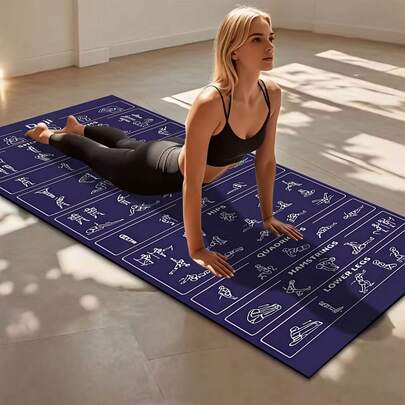 1 件装防滑蹲垫/瑜伽垫，适用于家庭和健身房，是女性室内/室外健身的理想之选，可用于树式瑜伽练习，具有减震功能。